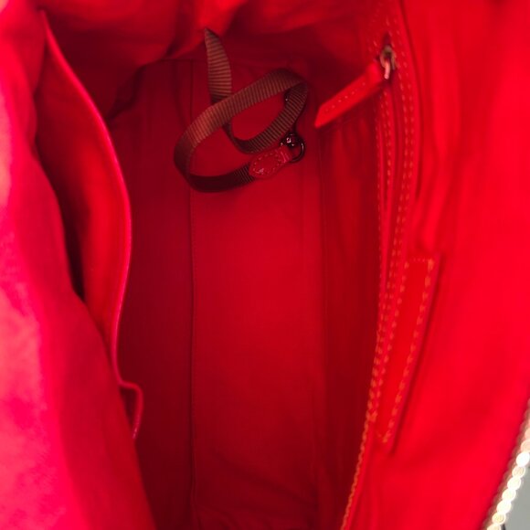 Dooney & Bourke Red Tartan Collection Satchel - Picture 10 of 16